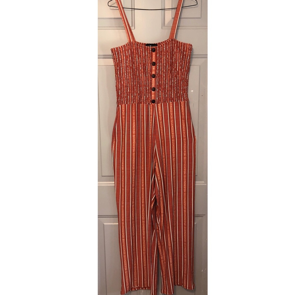 Striped jumpsuit